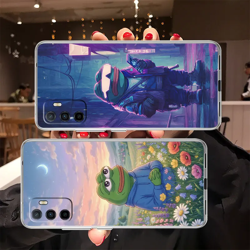 UT16 Frogs CartoonP-Pepes Phone Case for Motorola Moto G40 G04 G05 One Ace Action  Fusion + Plus Hyper Macro Vision Zoom view 5