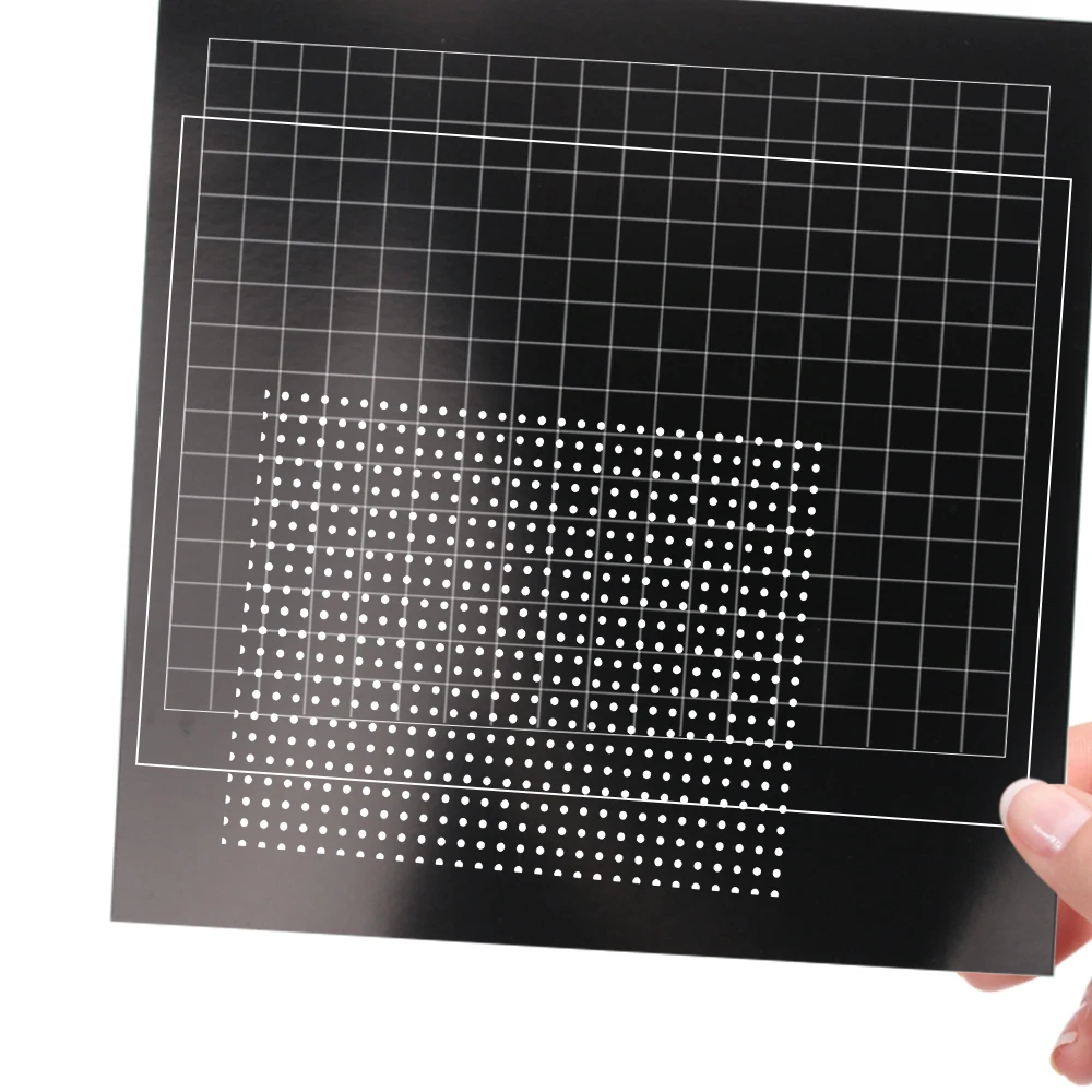 Laser Light Point Measuring Paper Laser Film Testing Protective Windows Focus Collimator Lens for Laser Cutting Welding Test