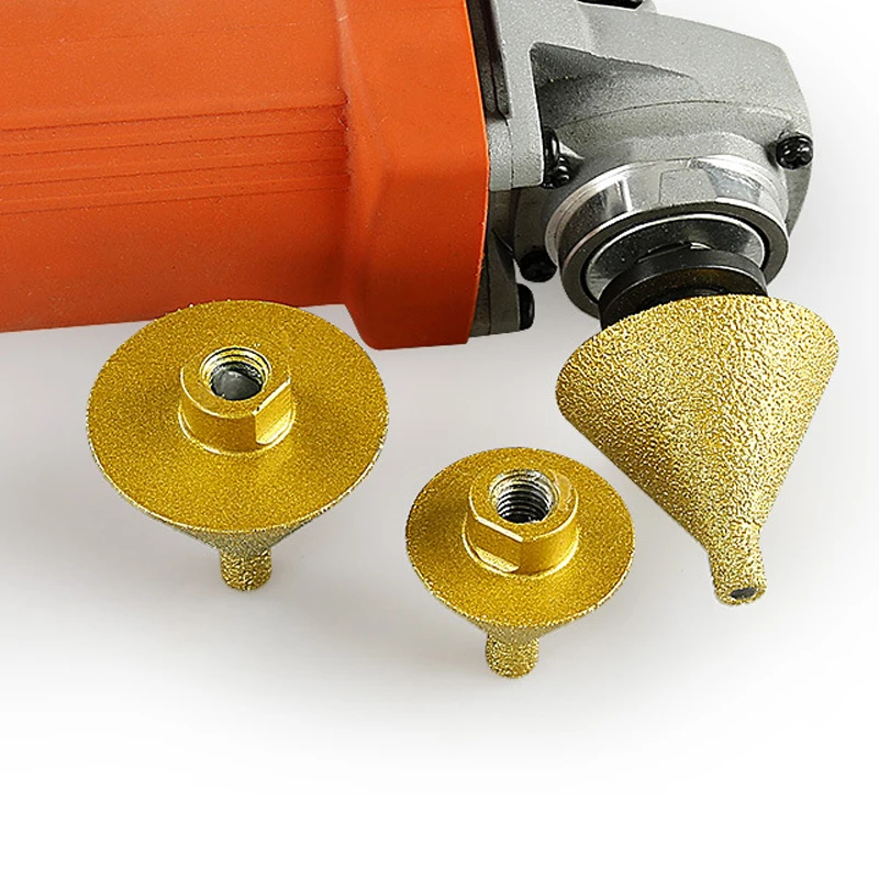 

Upgrade M10 Thread Diamond Beveling Chamfer Bit Hole Drill Reaming Cone Carve Polish Grinding Wheel For Porcelain Tiles Marble