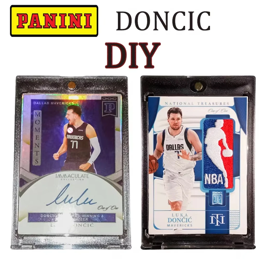 Panini Basketball Stars Collectible Cards DIY Homemade Cards Doncic Boy Christmas Birthday Gift Signed jersey card card bricks