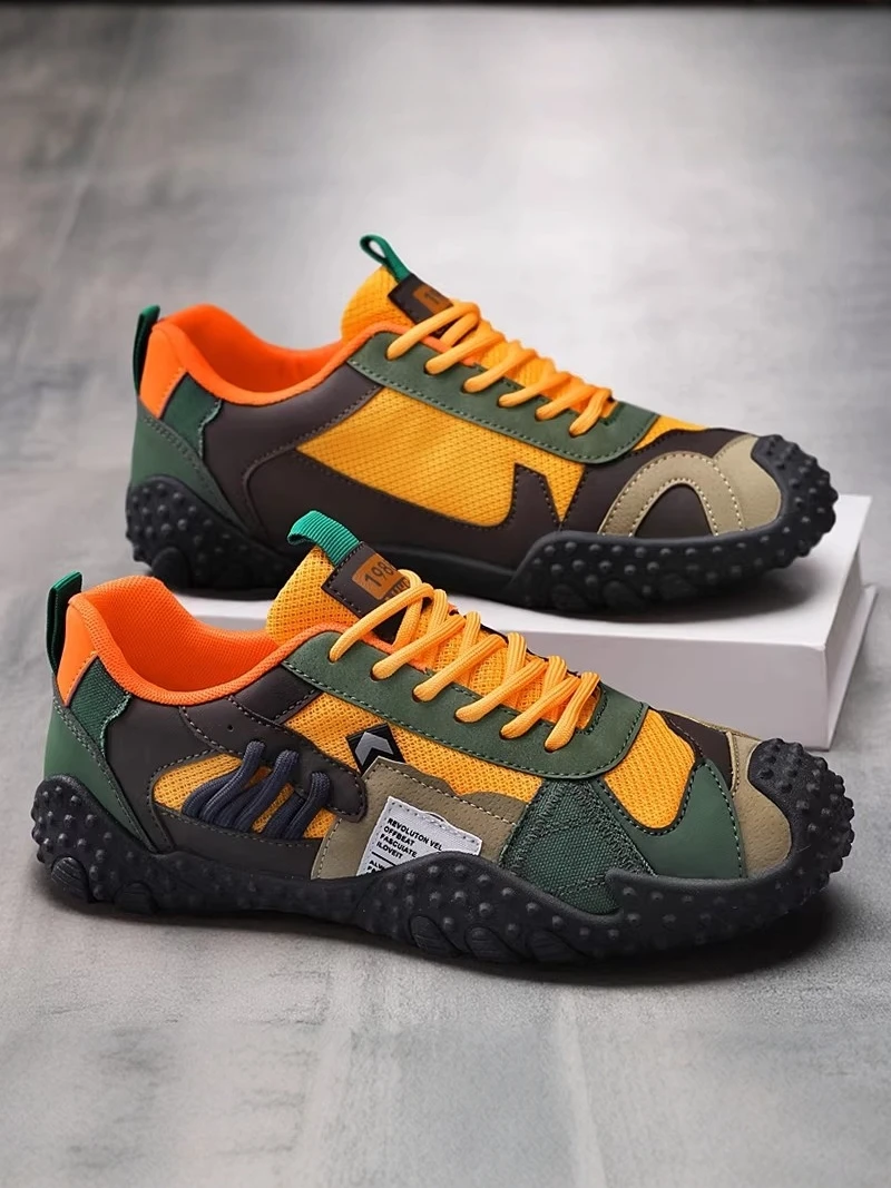 

Casual Sports Work Shoes for Men Anti-Slip Running Shoes Comfortable Soft Bottom Labor Protection Shoes for Spring Summer