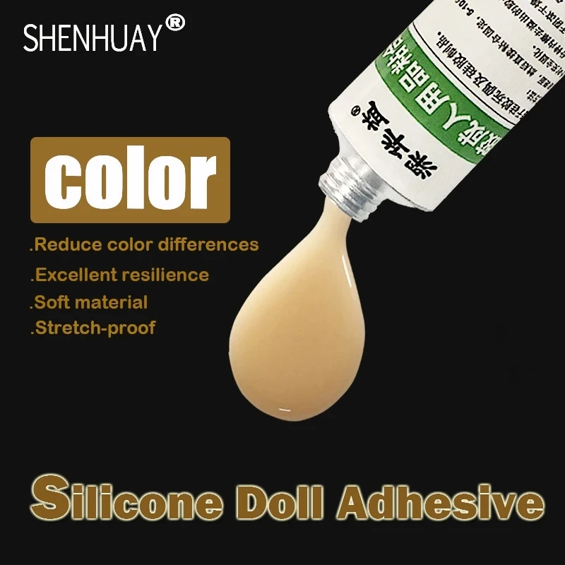 

Silicone adhesive flesh colored silicone doll model repair adhesive can be bonded to fill voids without hardening