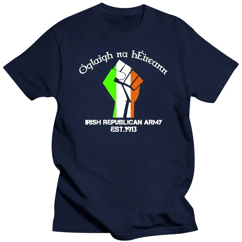 Oglaigh na hEireann Irish republican army Cool Irish shirt  Summer graphic t shirts  harajuku  men clothing  oversized t shirt