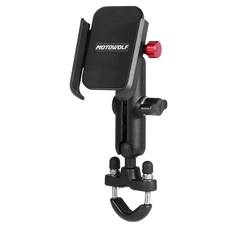 Motowolf Silicone Non-slip 4-6.5 Inch Mobile Phone Support Bicycle Mobil Racing Stand Cell Phone Holder For Motorcycle