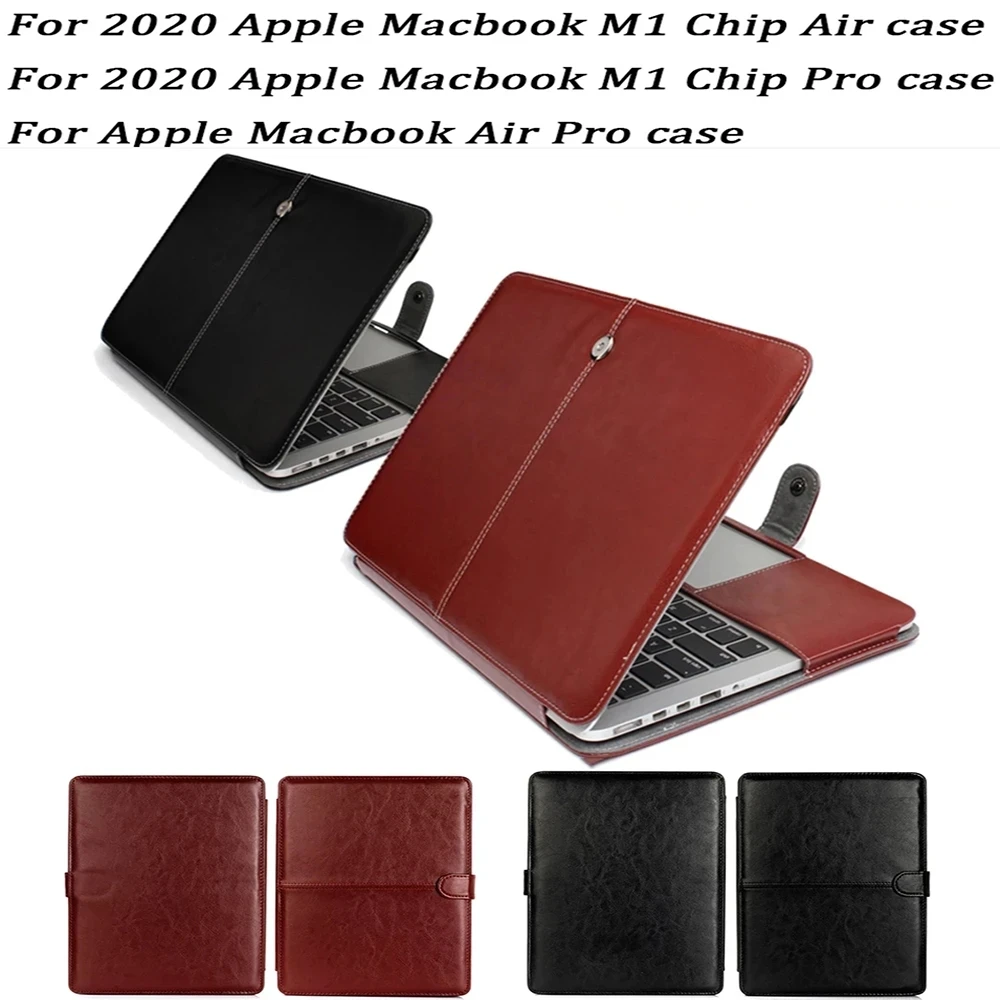 Luxury Laptop Leather Bag for 2022 Apple Macbook Air M2 Case 2020 Air 13 A2337 M1 Mac Book Pro 13 14 A2779 Pro 16 A2780 Cover