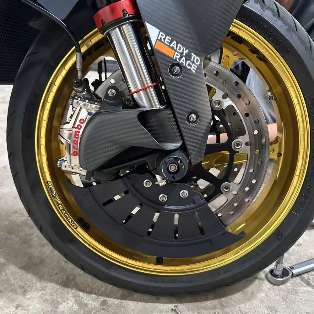 For 1290 Super Duke R / RR 2025 Track Racing Brake Duct Cooler & Downforce Body Wing Front Mudguard Kit with Brake Disc Cover