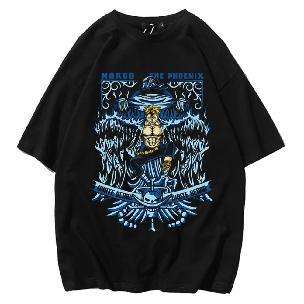 One Piece Yamato Kaido T Shirt Anime Unisex Cotton Graphic Print Oversized Short Sleeve Streetwear Hip Hop Casual Fitness New