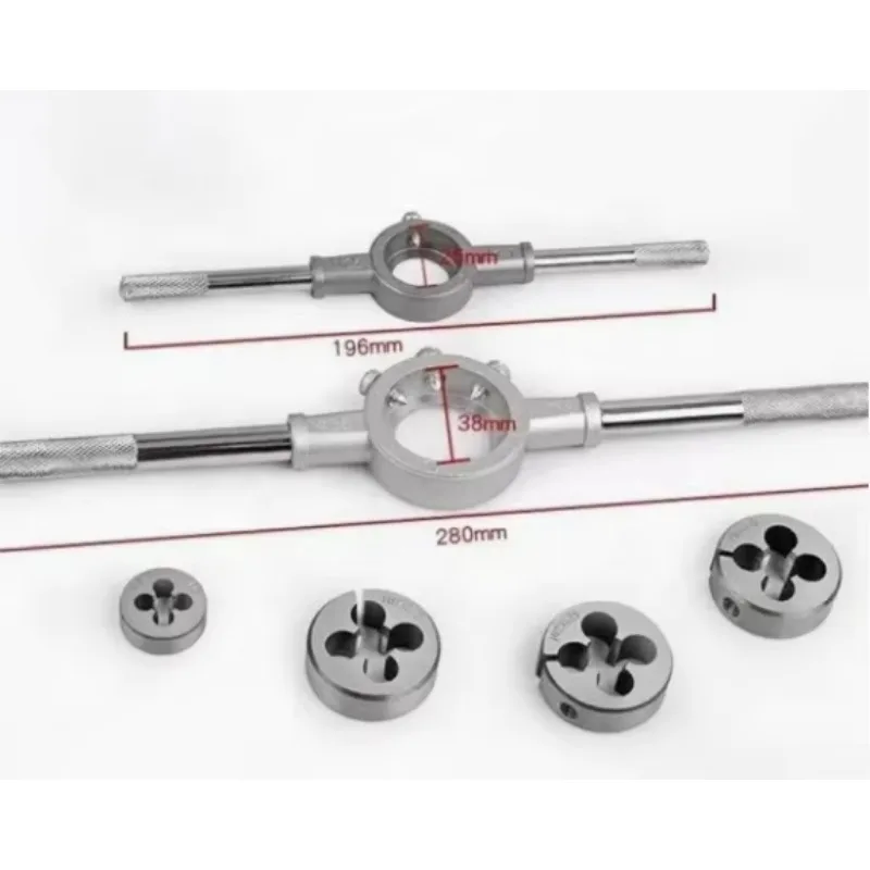 Professional 110PCS Metric Thread Tap and Die Set in Sturdy Case for Metal and Wood Working