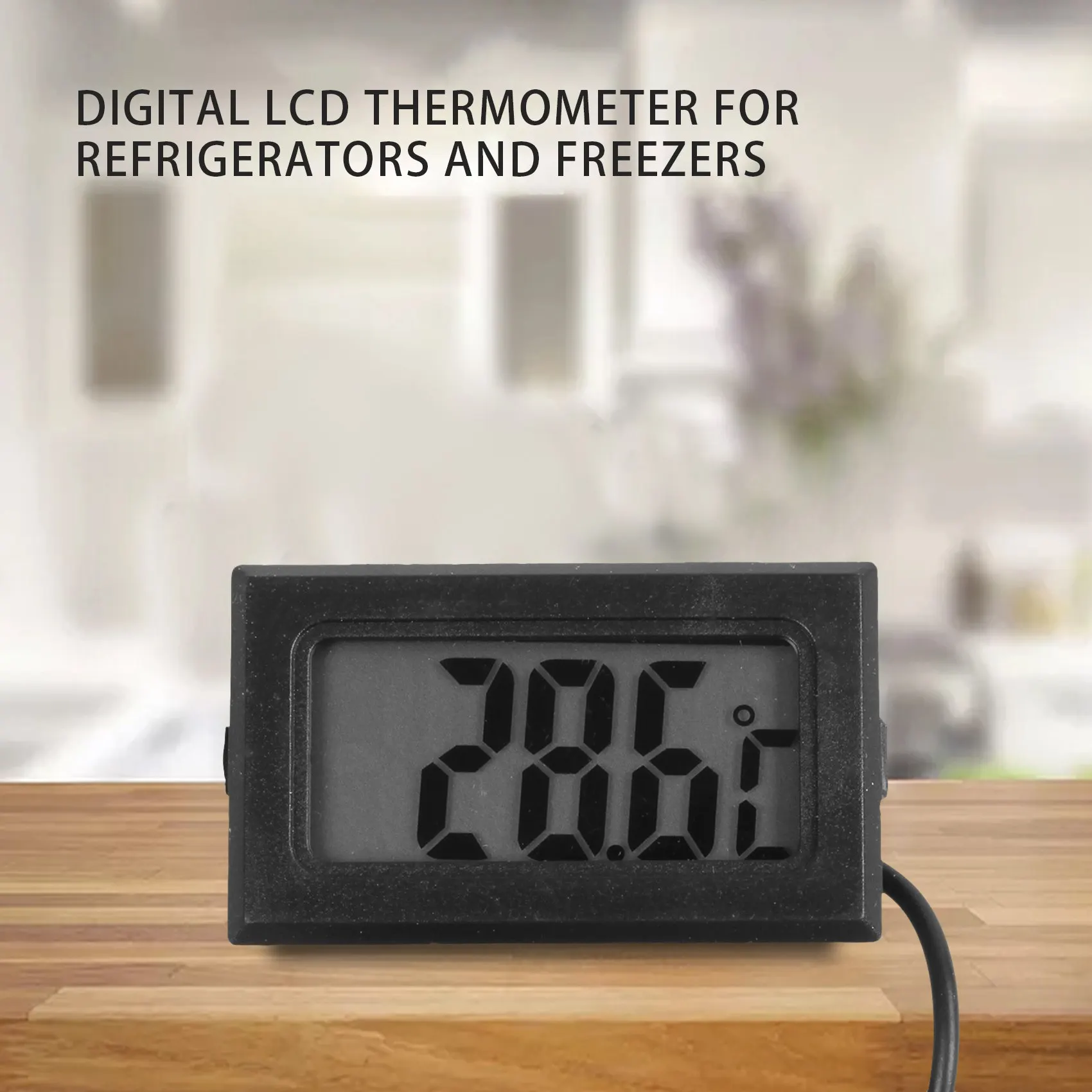 Termômetro JUF-Digital com LCD para Geladeiras