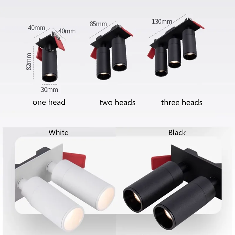 

Recessed 3 8 15Degree Small Beam Angle Mini Spotlight Kitchen Corridor Rotatable Spot Light Museum Artistic Home Ceiling Lamp