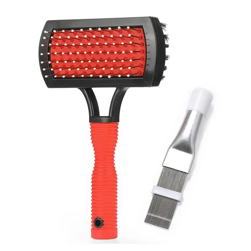 Evaporator Coil Brush Double-Sided Evaporator Coil Cleaning Brush And Fin Comb Air Conditioner Fin Comb Cleaner Kit Radiator