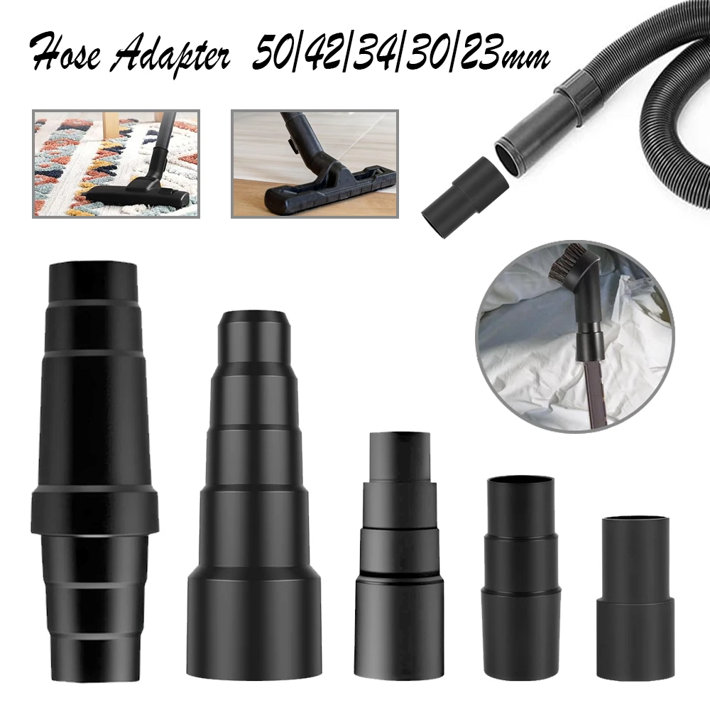 1/2/4pcs Universal Vacuum Cleaner Adapter Converter, 50/42/34/30/23mm Hose Connector for Tube, Vacuum Cleaner Accessories