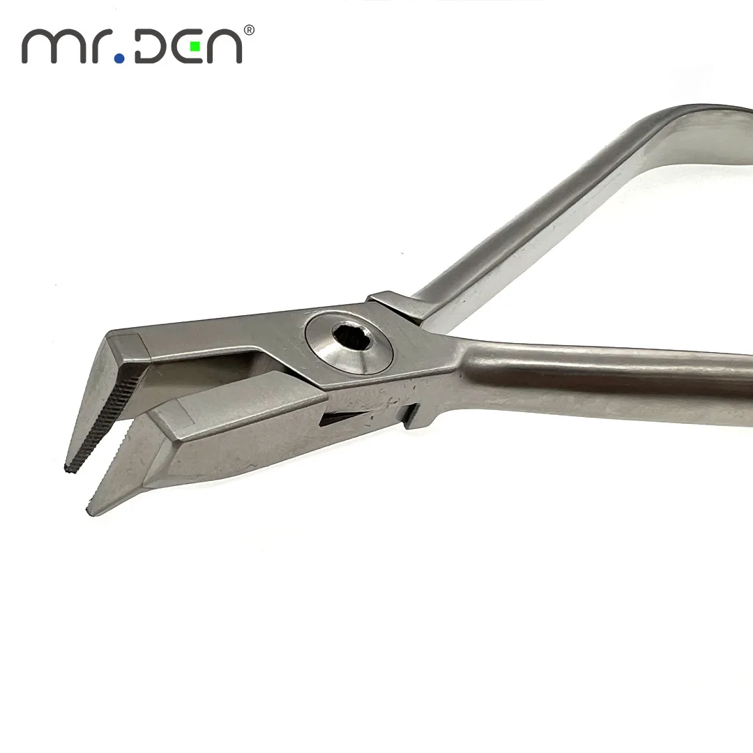 MR DEN Denta lNance حلقة الانحناء ذو طيات نهاية البعيدة القاطع سلك ضمد كماشة تقويم الأسنان أداة جراحية للعيادات
