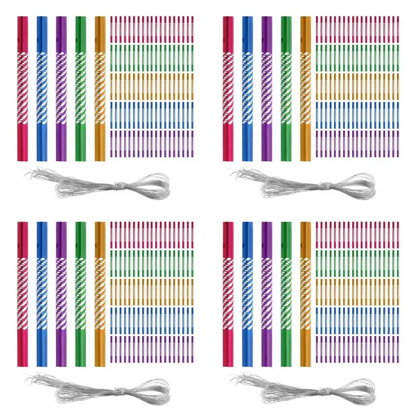 L68A 400Pcs DIY Wind Chim Hollow Wind Spinners Tube Wind Chime For DIY Aluminum Metal Tube Vocalize