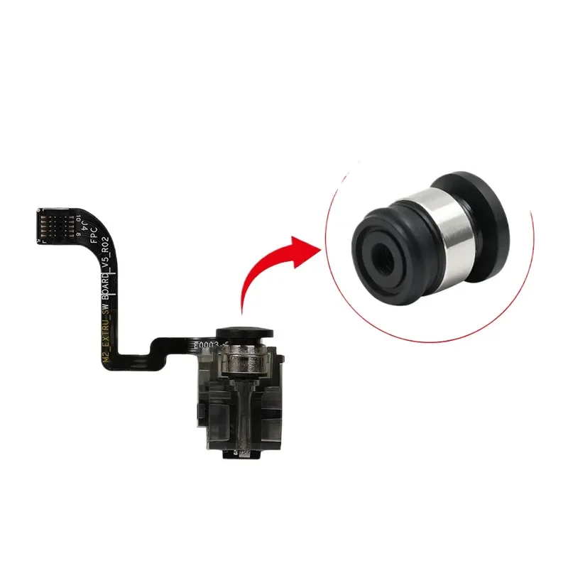 Durable Hall Effect Sensor Feed Port Switch with Pneumatic Connector for Filament Detection Compatible with Bambu Lab X1C P1S