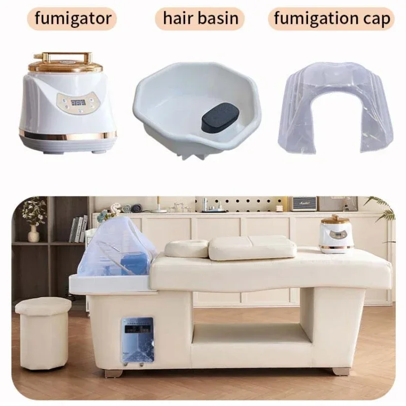 

Aesthetic Furniture Beauty Bed Headboard Hairdressing Salon Spa Salon Chair for Hair Stylist Washing Professional Chiars Luxury