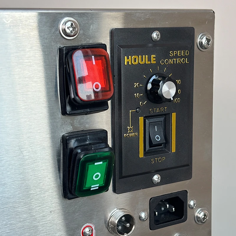 JINKUN آلة حشو السجق الكهربائية سعة 15L مكنسة من الفولاذ المقاوم للصدأ آلة تعبئة السجق منفذ المصنع