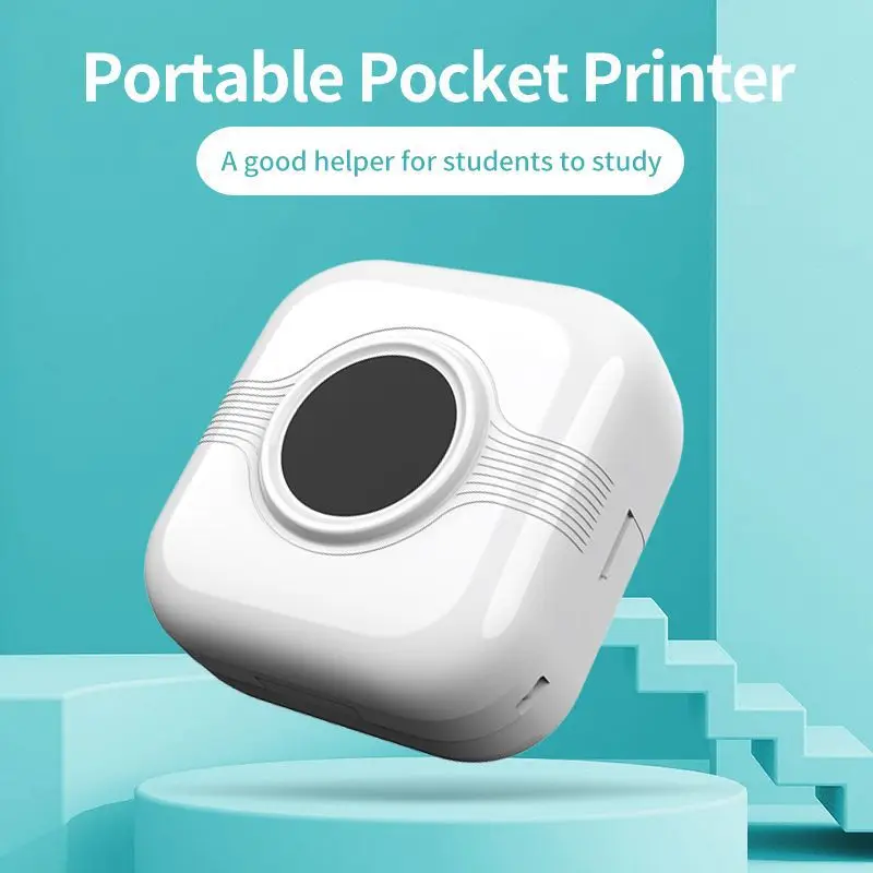 Hot Sale Pocket Photo Search Print Portable Small Printer HD Inkless BT Thermal Label Home Printer