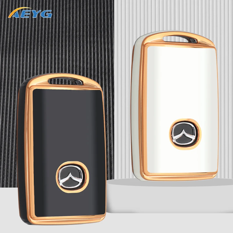 

Fashion TPU Smart Car Key Case Shell Cover Fob For Mazda 3 Alexa CX30 CX-4 CX5 CX-5 CX8 CX-8 CX-30 CX9 CX-9 Auto Key Accessories