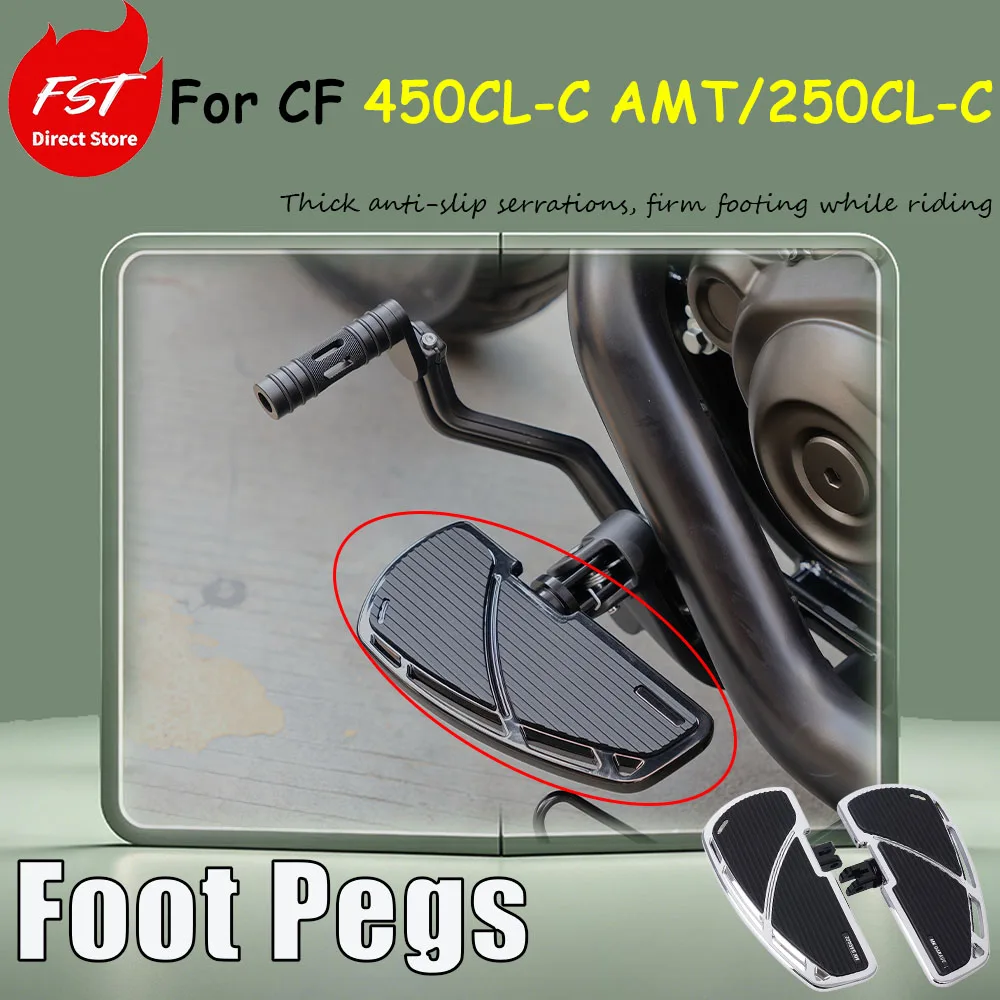 For CF 450CL-C AMT/250CL-C Rear and front mounting bracket for enlarged foot pedal relieve foot fatigue and shift lever