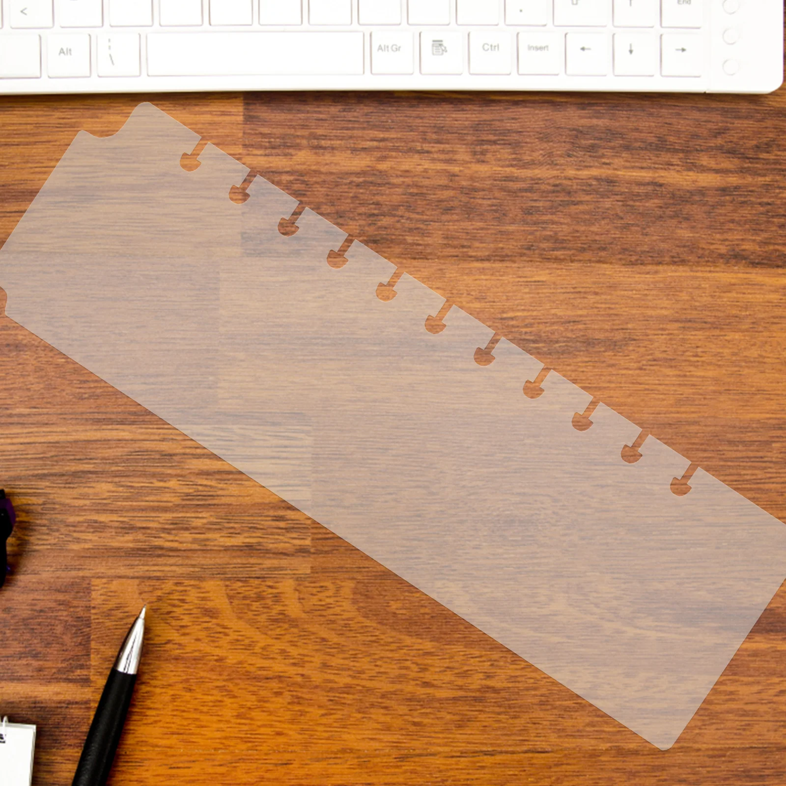 

5Pcs Notebook Loose-Leaf Binder Dividers Plastic Snap-in Tabs for Organizing Notes Aesthetic Page Separators Planner Accessories