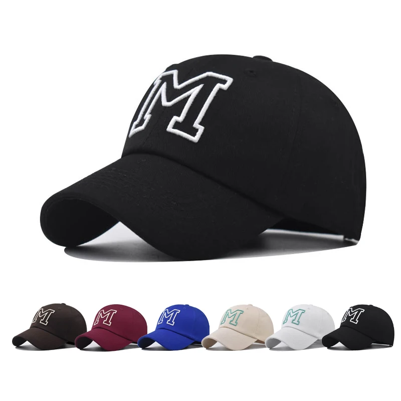 Baseball Cap Snapback Hat Sun hat Spring Summer Autumn baseball cap C H K P N M letter Cap Hip Hop Fitted Cap Hats For Men Women