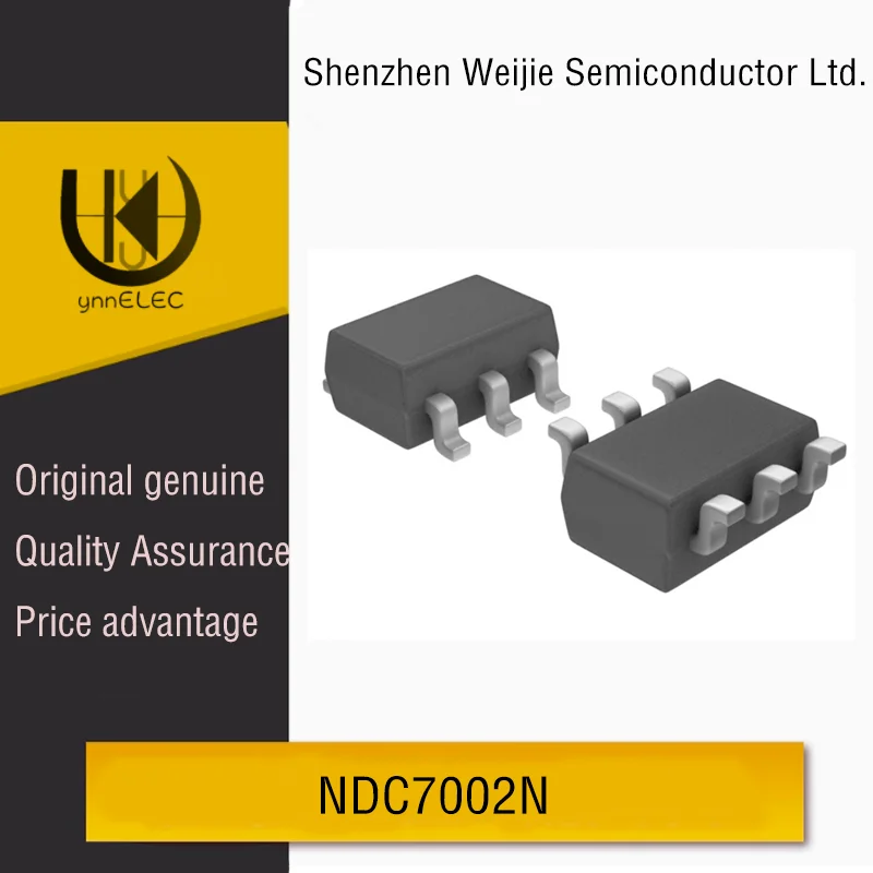 

Low Current Signal Switch | NDC7002N for Analog Multiplexing | ±0.2A Bidirectional