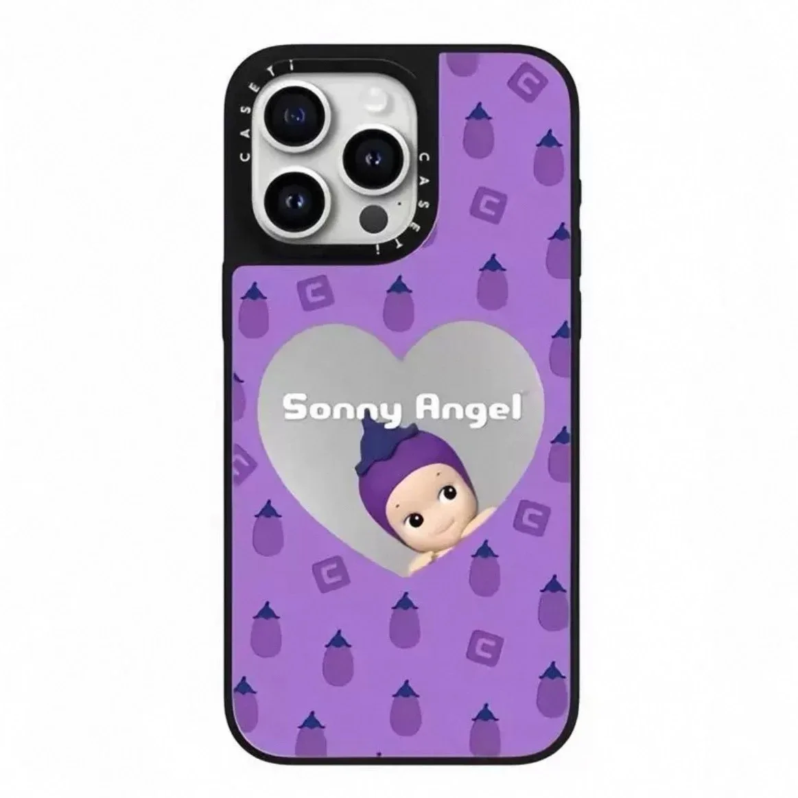 حافظة سوني آنجل ذات علامة تجارية مشتركة لعائلة فواكه الديناصورات اللطيفة لحافظة هاتف أبل 14Pro 16pm11