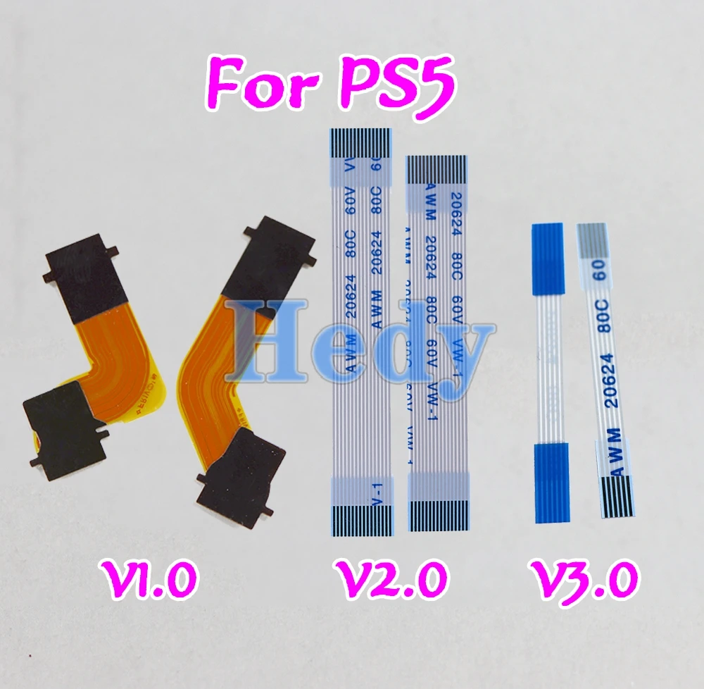 1set For Playstation 5 V1.0 V2.0 V3.0 Left Right L R L2 R2 Motor Connect Ribbon Flex Cable Handle Button Board For PS5 V1 V2 V3