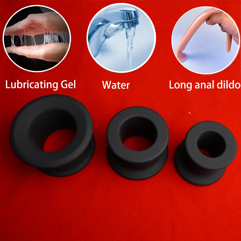 Anal Tunnel Plug for Stretching,Open Anus Hollow But Butt Plugs,Silicone Analplug Buttplug Butplug Stopper,Ass Dilator,Sex Toys