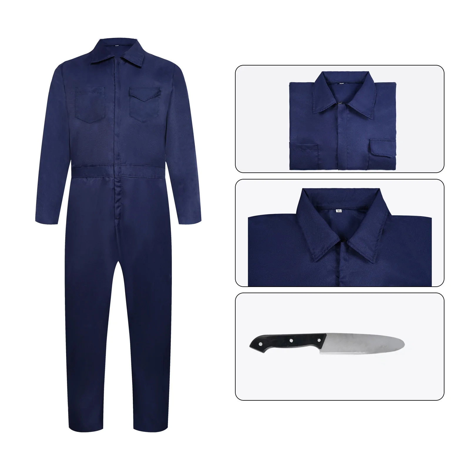 Red Workwear Cosplay Costume Michael Stage Performance Moonlight Heart Racing Halloween Outfit Polyester Material Ladies Fashion