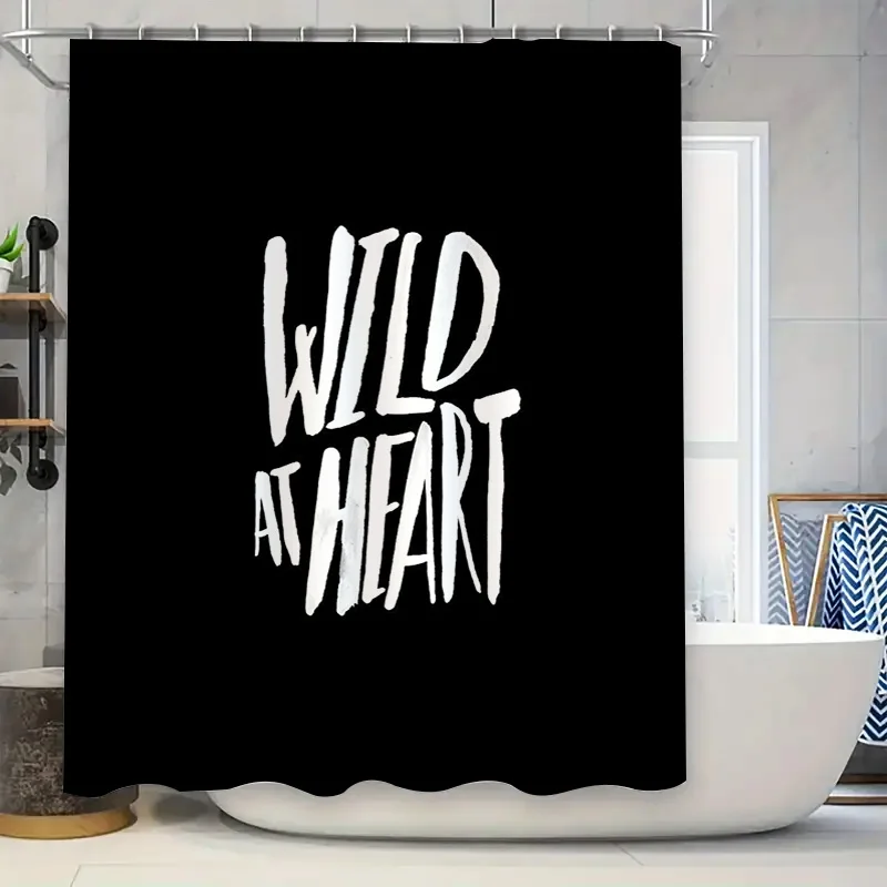 

Bathroom Shower Curtain Farmhouse Floral Rustic Nature Landscape Waterproof Decor Set