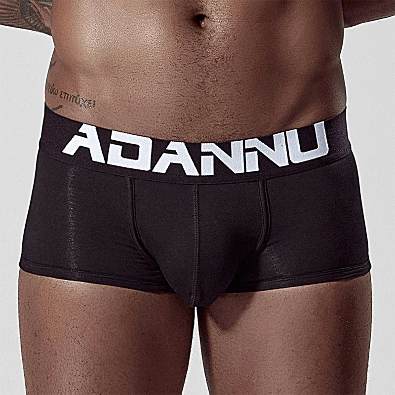 Modische Herren Baumwoll-Unterhosen Boxershorts Männer Boxers Atmungsaktive Unterwäsche Slips Weiche Boxer Briefs