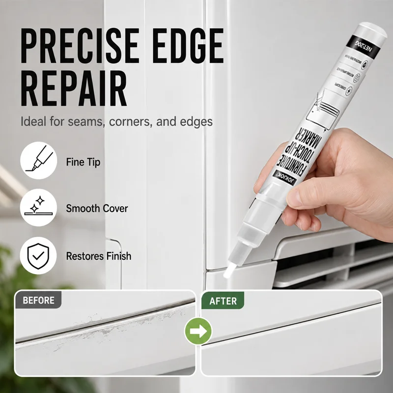 White Air Conditioners, Damaged Washing Machines and Furniture, Color Fading Correction Pens and Markers - Used for Repairing