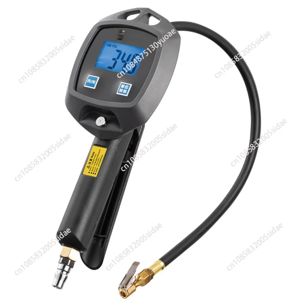 With Inflator Hose Nozzles Car Tester Tire Pressure Gauge 0-255Psi 0-18Bar detection Inflation Gun Motorcycle Bike Tyre Manometr