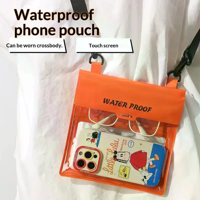 Large Capacity Waterproof Phone Case Swimming Bag Phone Super-tight Seal Beach Rafting Outdoor Underwater Protective Bag Cover