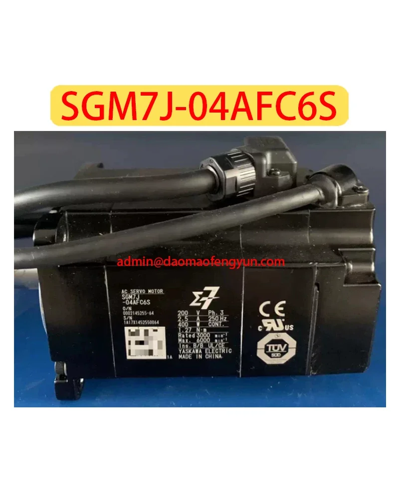 

SGM7J-04AFC6S Used Servo Motor SGM7J 04AFC6S，Fast shipping