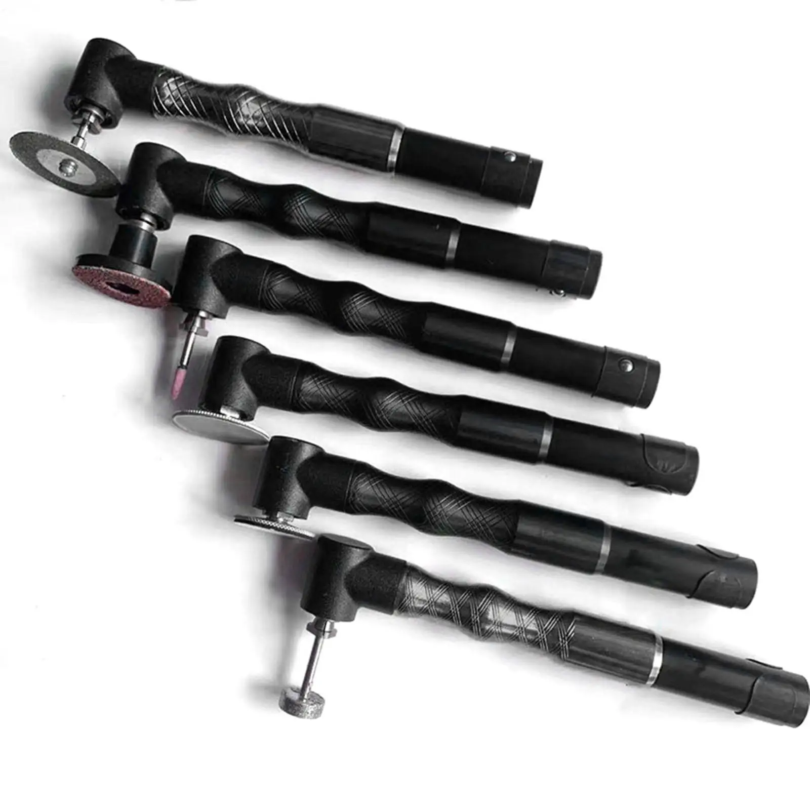 Angle Polisher Elbow Handpiece 90 Degree Rotary Tool for Ring Engraving Machine with Metal Shaft Grinder