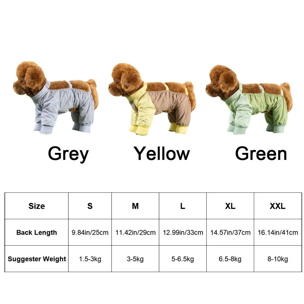 تنفس الكلب أربعة أرجل الملابس الأشرطة قابل للتعديل عالية المرونة للماء الكلب بذلة الحشرات واقية المضادة للتساقط