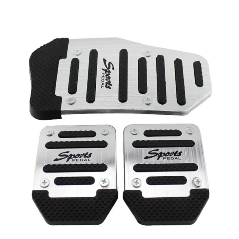 Universal Sports Non-Slip Car Pedal Manual Series kit Brake Pad Cover 3pcs/set