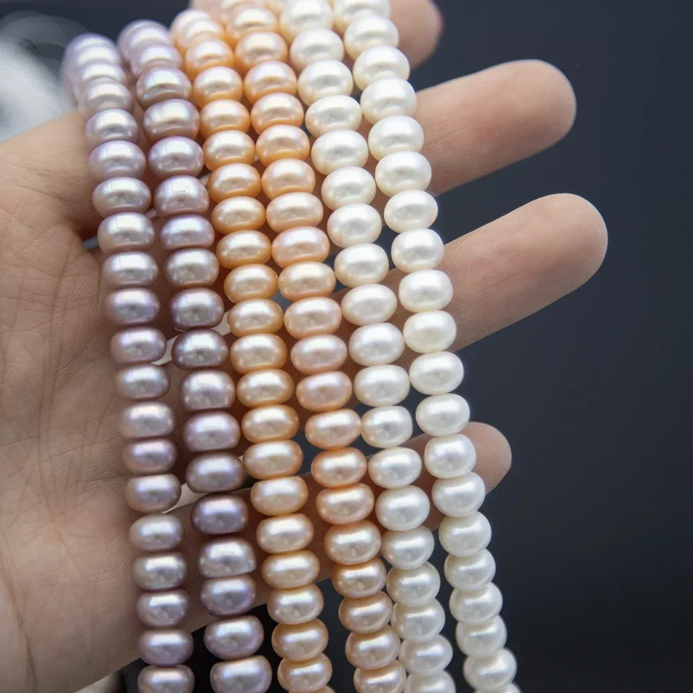 

AAA Grade Top Selling 8-9mm High-quality Natural Freshwater Pearl Valentine's Day Gift DIY Bracelet Necklace Earrings Gift