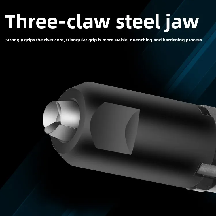 Pneumatic Rivet Gun, Stud Gun, Riveting Machine, Fully Automatic Stud Extractor, 304 Stainless Steel Core-Pulling Rivet, 6.4mm