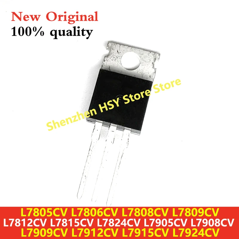 (10piece)100% New L7805CV L7806CV L7808CV L7809CV L7812CV L7815CV L7824CV L7905CV L7908CV L7909CV L7912CV L7915CV L7924CV TO-220