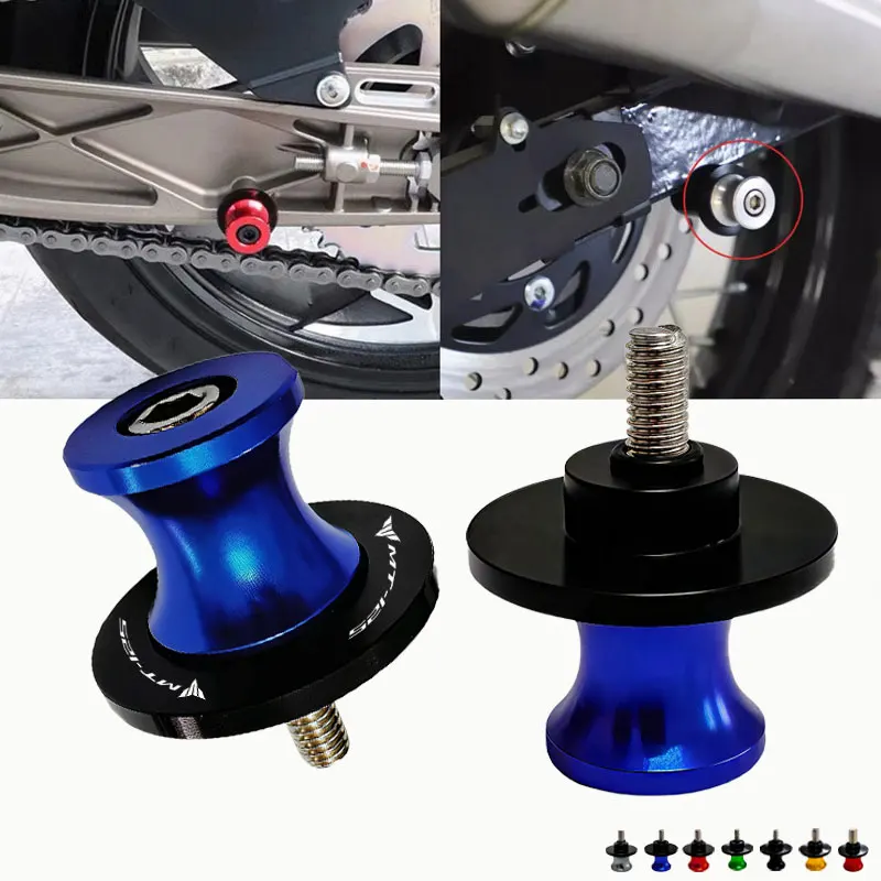For Yamaha MT125 mt 125 MT-125 Aluminum Motorcycle Stand Swingarm Spools Slider Stand Screw Swingarm Motorcycle Accessory