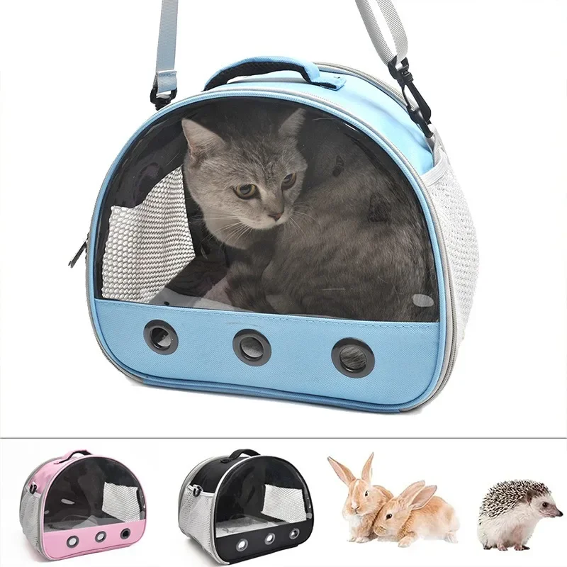 NEW Portable Pet Carrier Bag With Transparent Window Outdoor Hang Bag For Rabbit Hamster Chinchilla Hedgehog