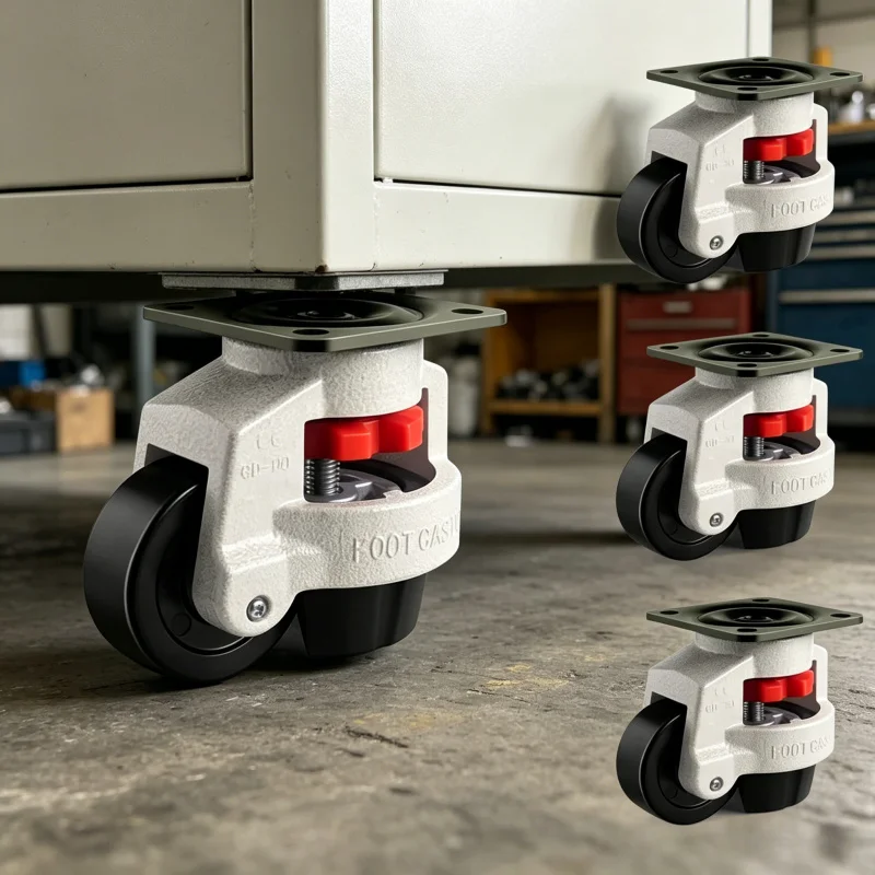 adjustable-height-heavy-duty-leveling-caster-with-anti-slip-foot-universal-machinery-wheel-for-workbench-vending-machine