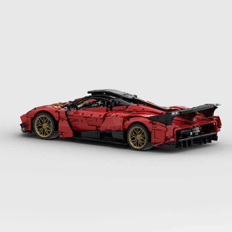 Nuovo Moc Building Block Modello Super Sport Car Huayra R Evo Modular Building Block Regalo Giocattolo per bambini Set di assemblaggio fai da te