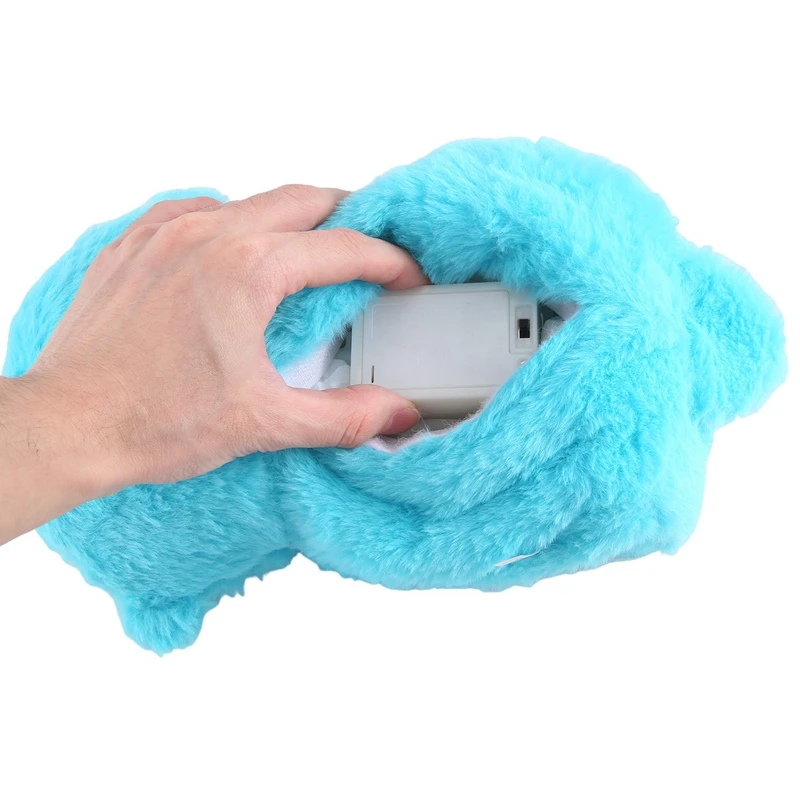 Macchina sonora per bambini Lenire 'N Snuggle Lontra Regali di Natale per bambini Lontra respiratoria Sleep Buddy con dettagli sensoriali Luci musicali