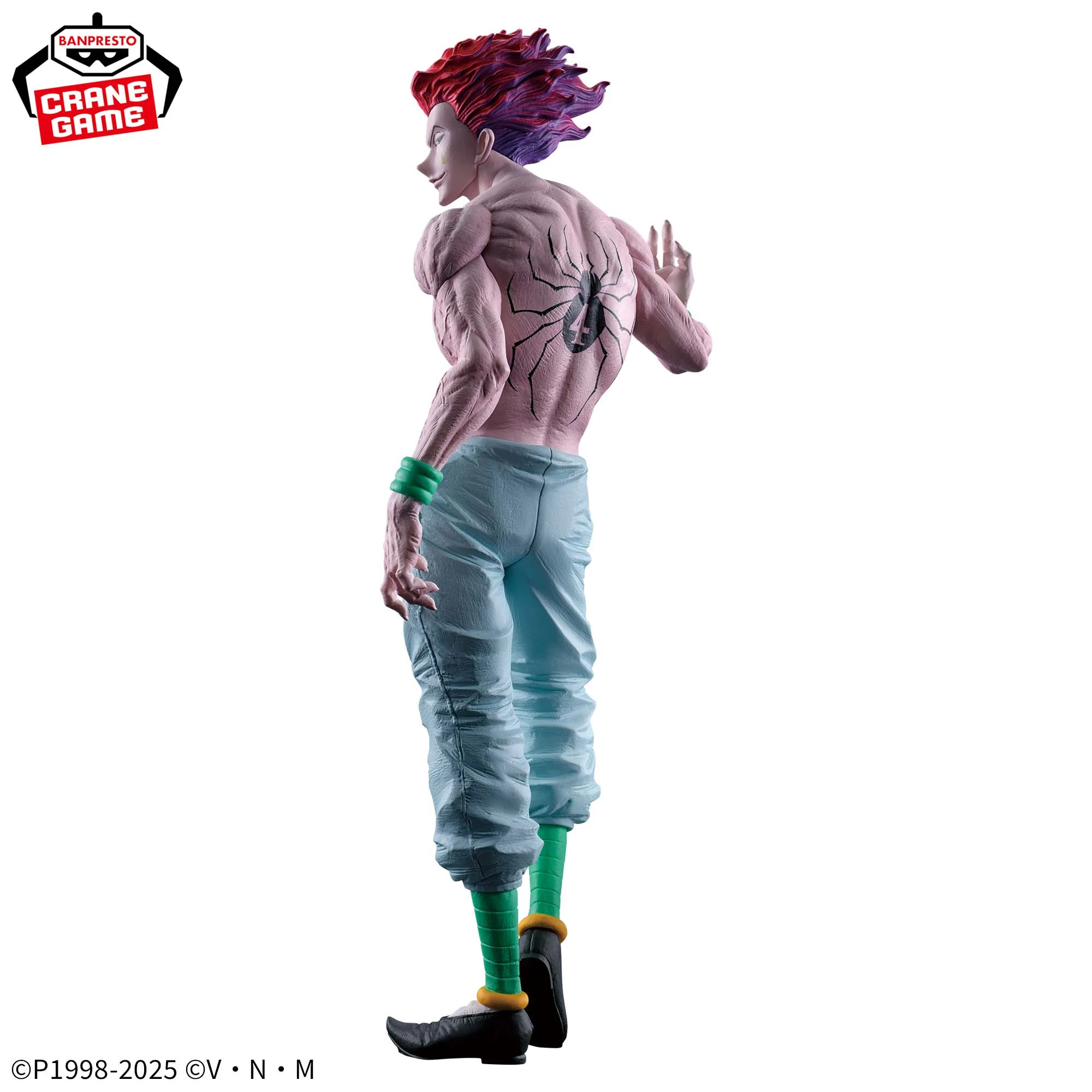 ต้นฉบับอะนิเมะรูป Bandai Hunter X Hunter Grandista Hisoka Action Figurine PVC ของเล่นสะสมตุ๊กตา