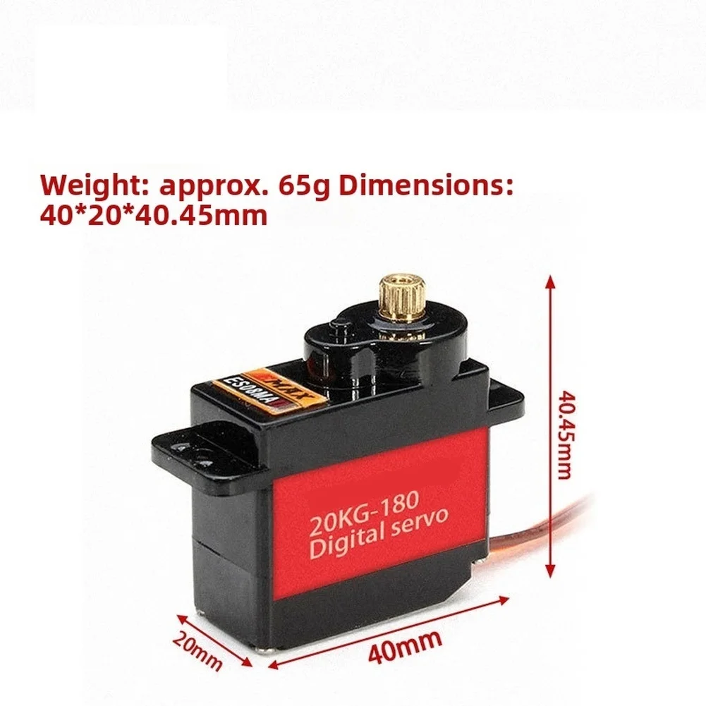 Digital Steering Gear TD8120MG 20 Kilogram Torque 180 Degree Rotation with Alloy Gear for Robotics Applications